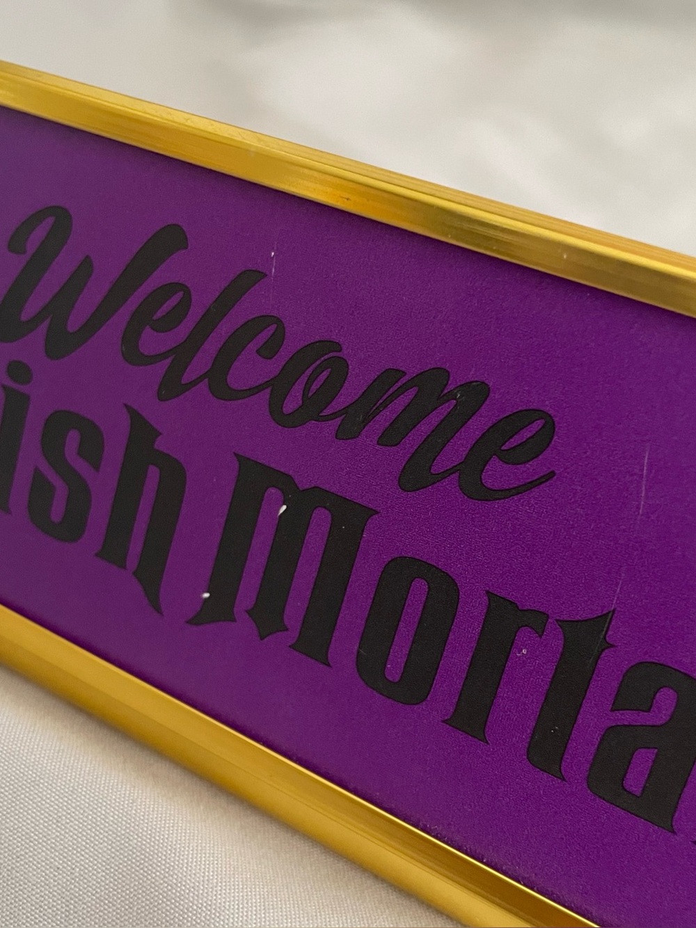 Foolish Mortal Desk Plaque - Picture 4 of 4